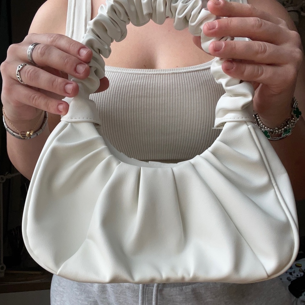 Luxurious white bag